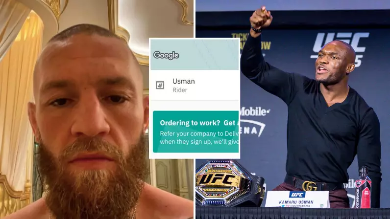 Conor McGregor Calls Out Deliveroo Driver Named 'Usman' And Tells Him To 'Hurry The F**k Up' With His Dinner