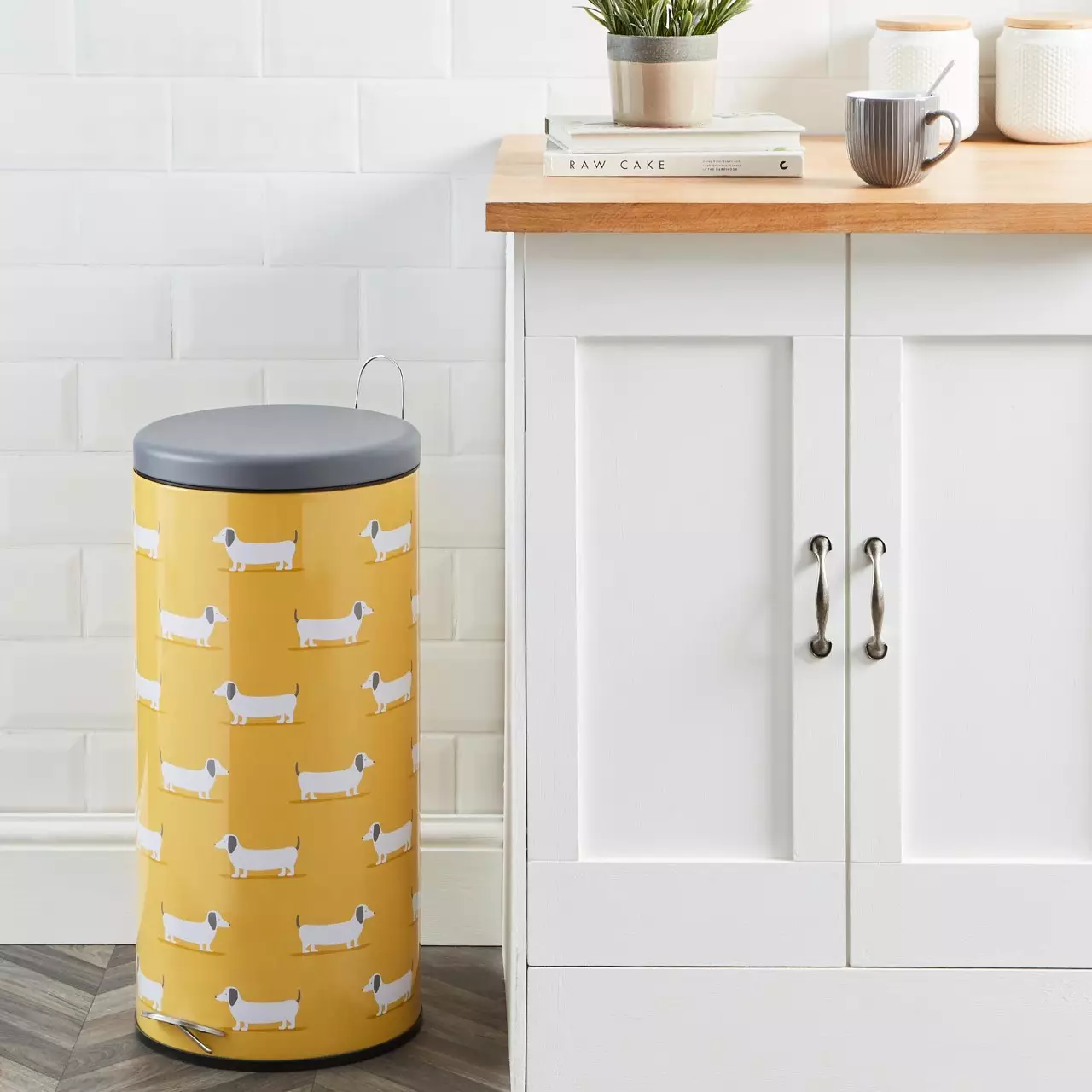 The 30 litre pedal bin is priced at £25 (