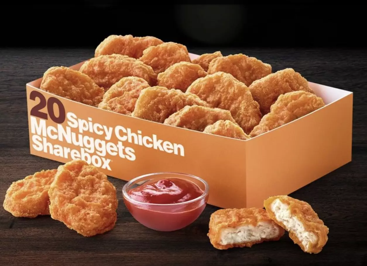 The spicy nuggets are also being removed off the menu (Credit McDonald's)