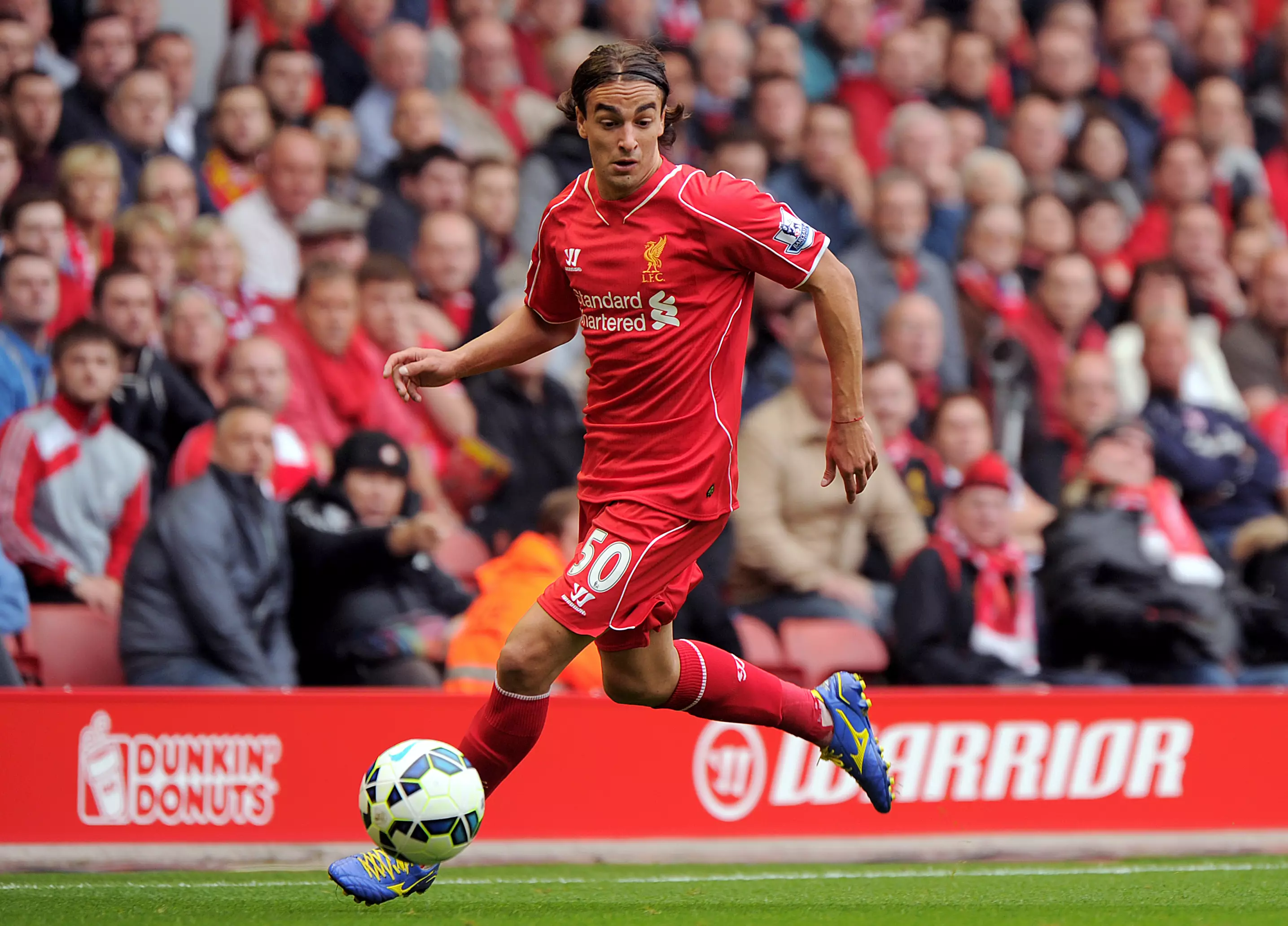 Markovic playing in the Premier League. Image: PA Images