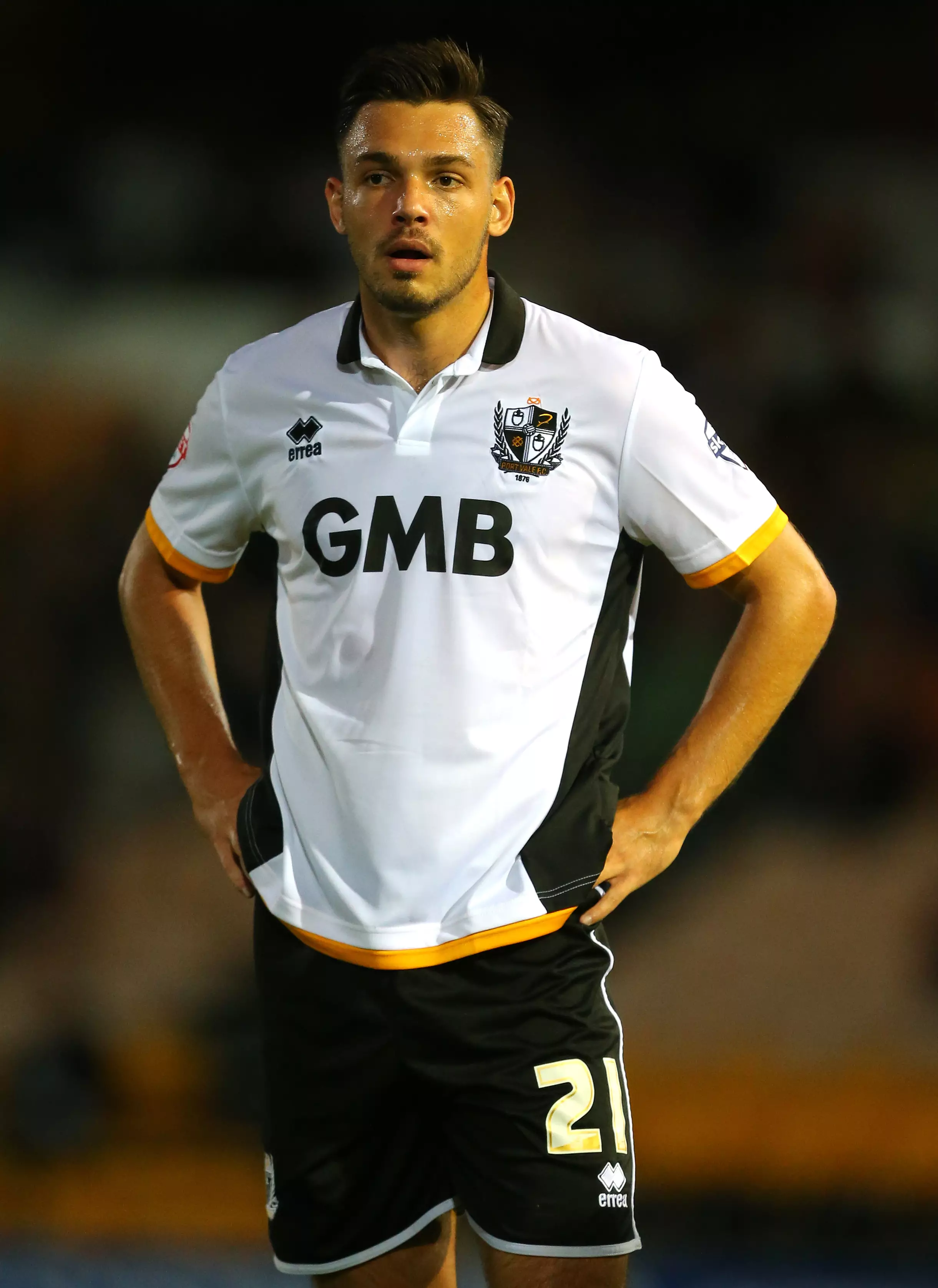 The majority of Veseli's appearances in England came during loan spells with Bury and Port Vale. Image: PA