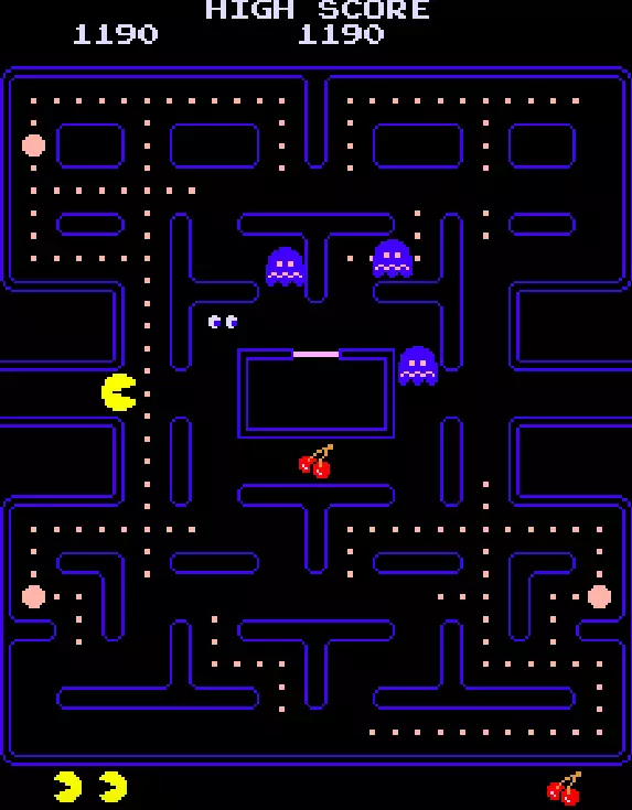The arcade version of Pac-Man /