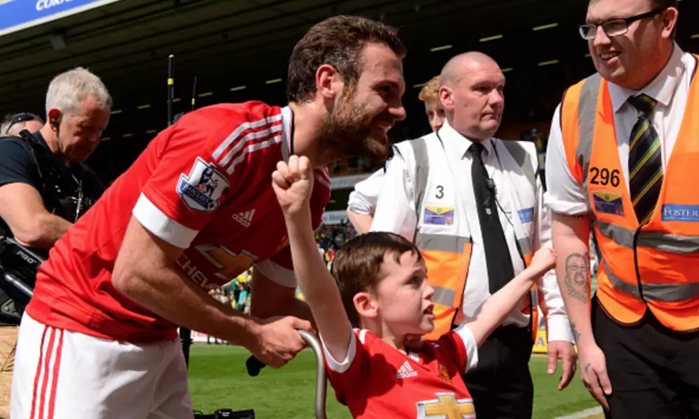 WATCH: Juan Mata Makes Young Manchester United Fan’s Day