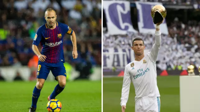 Andres Iniesta Responds After Ronaldo Says He's The Greatest Player Ever