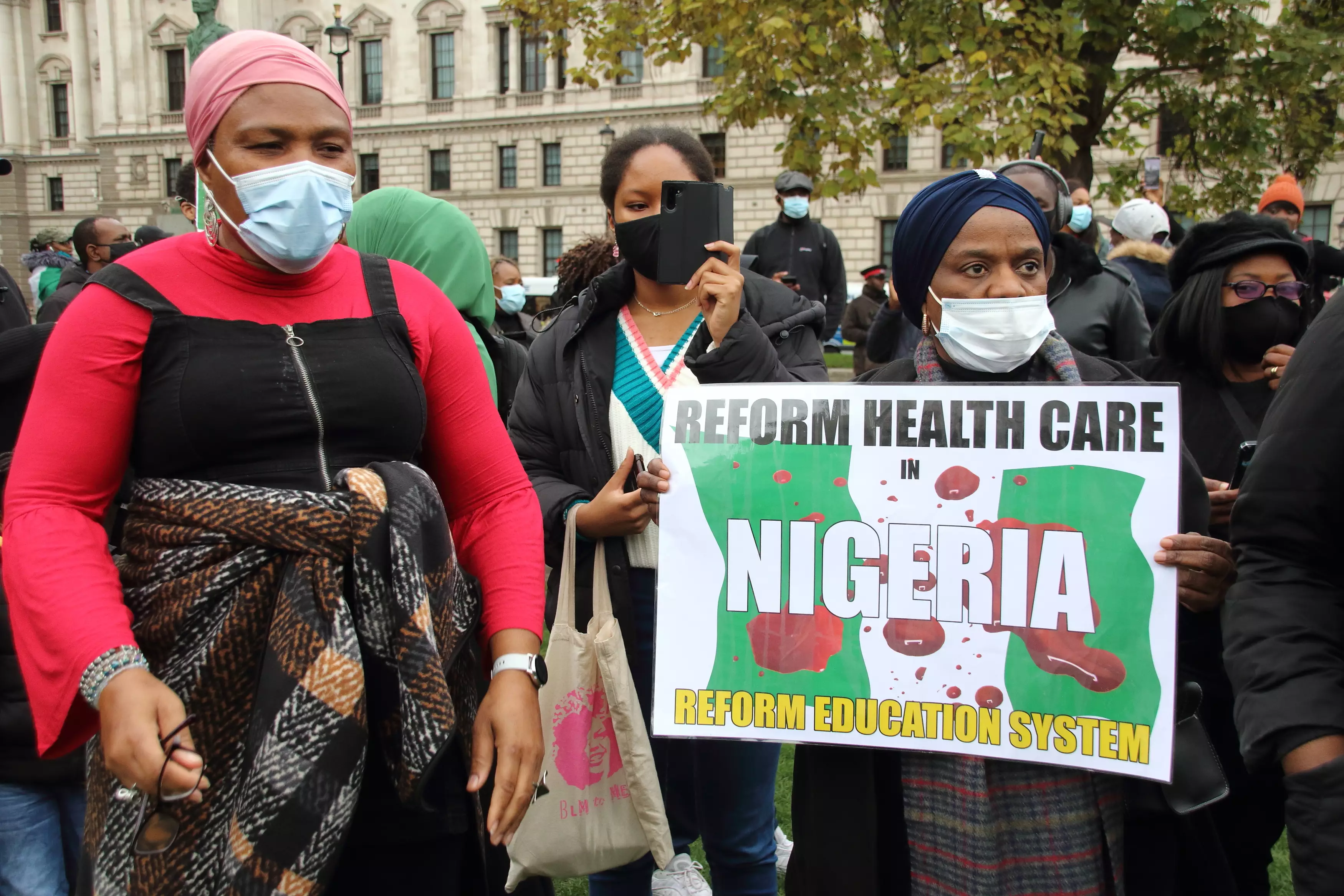 Campaigners have long called for reform of health care and police in Nigeria.