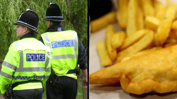 Cops Arrest A Suspected Illegal Immigrant And Buy Him Chips