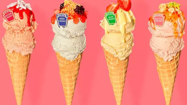Heinz Releases Kits For You To Make Ice Cream From Its Sauces
