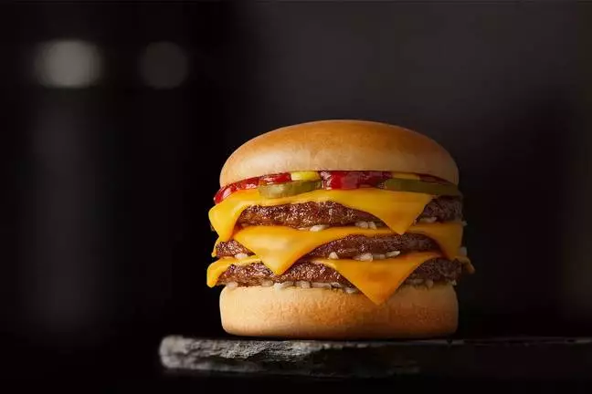 The brand new Triple Cheeseburger costs £2.19 (
