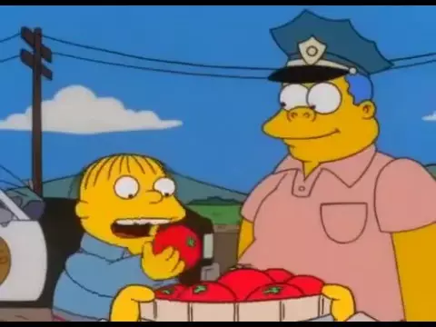 Chief Wiggum and Ralph share a lot of personality traits (