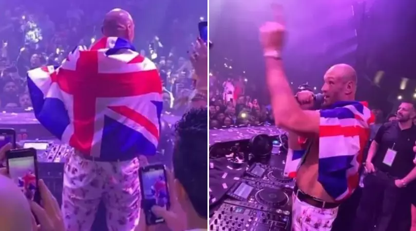 Tyson Fury Hilariously Sings About Deontay Wilder While Partying Following Victory