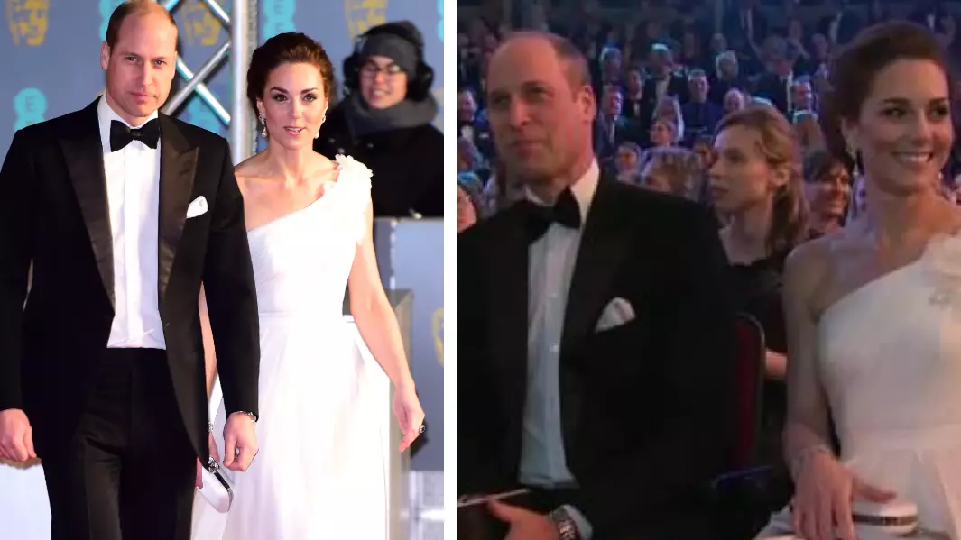 Kate Middleton And Prince William Had The Most Awkward BAFTAs Entrance