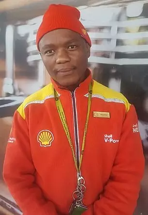 Shell garage worker Nkosikho Mbele.