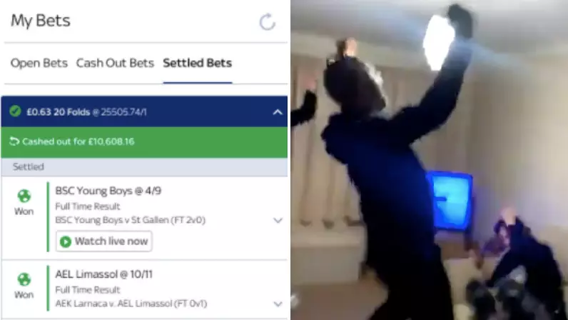 Dad Wins Over £10,000 After Putting Last 63p In His Account On Incredible 20-Fold Accumulator