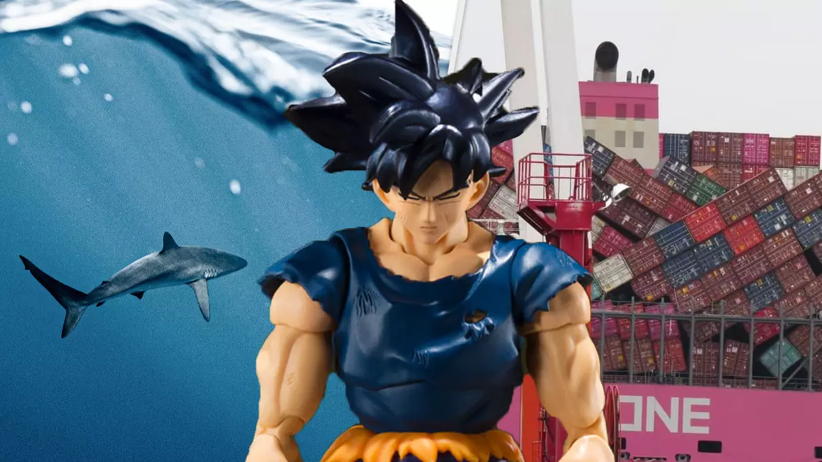 Super Rare Goku Statues Lost At Sea After Major Accident