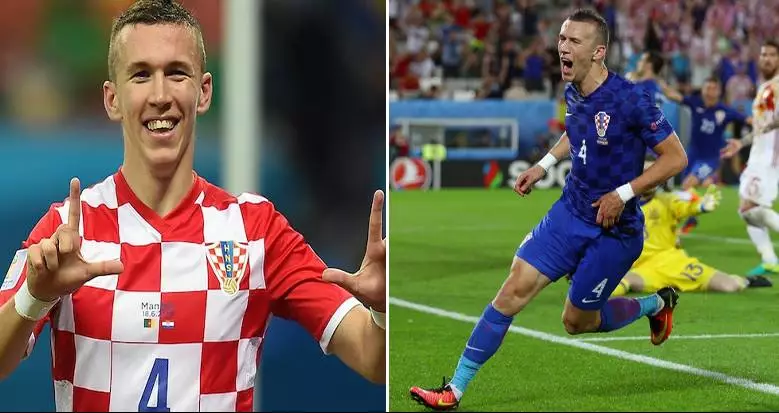 Ivan Perisic Has A Very Patriotic Haircut For The Knockout Stages