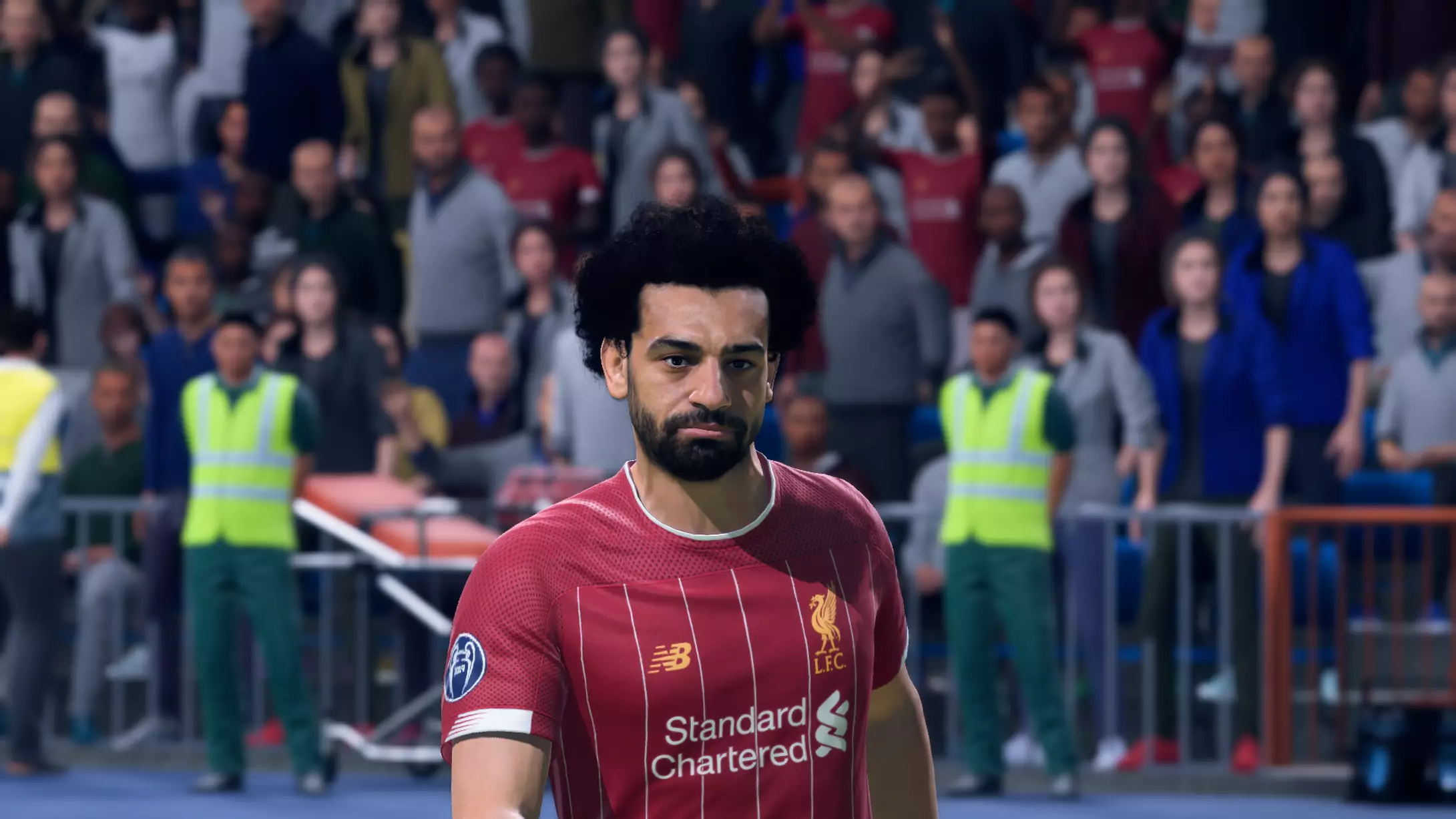 Salah looks ready for action. Image: EA Sports/Liverpool Echo