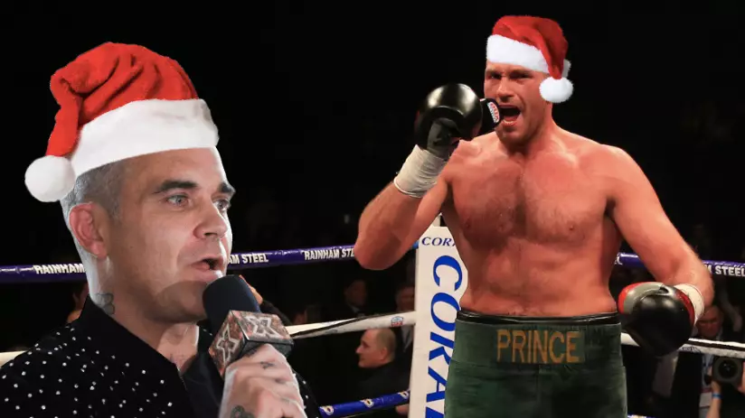 Tyson Fury And Robbie Williams To Release A Christmas Song Together