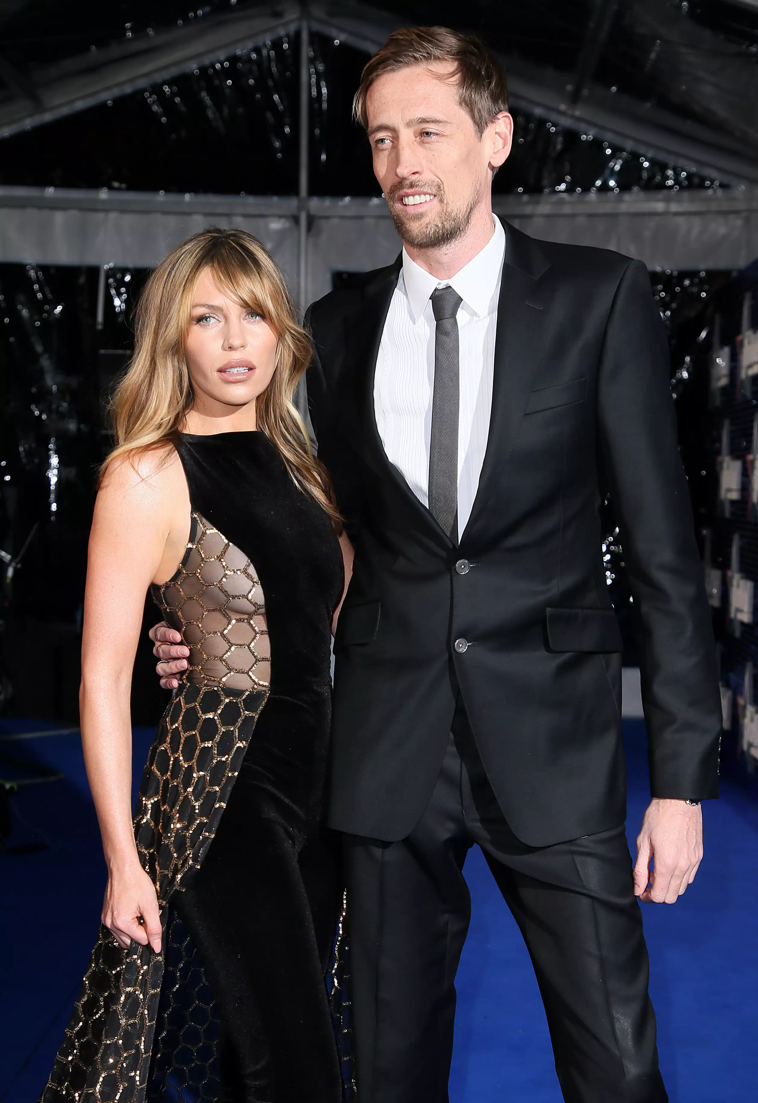 Crouch with his wife, Abbey Clancy.