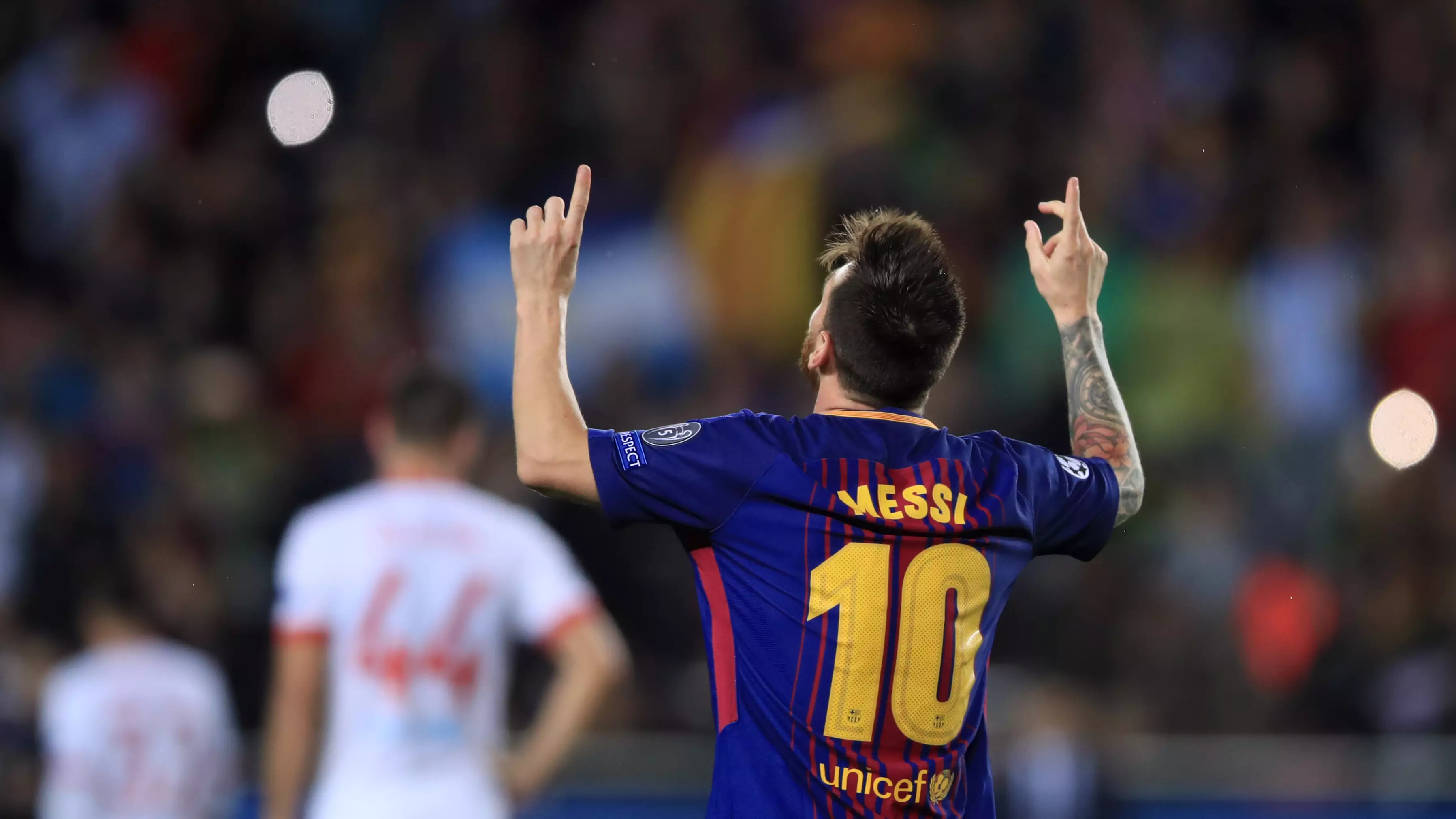 Lionel Messi Reaches 100 European Goals After Free-Kick Against Olympiakos