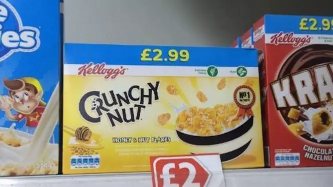 People Are Not Happy With Kellogg's New Packaging For Crunchy Nut