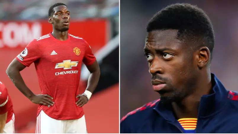Paul Pogba Calls Ousmane Dembele To Convince Barcelona Star To Sign For Manchester United