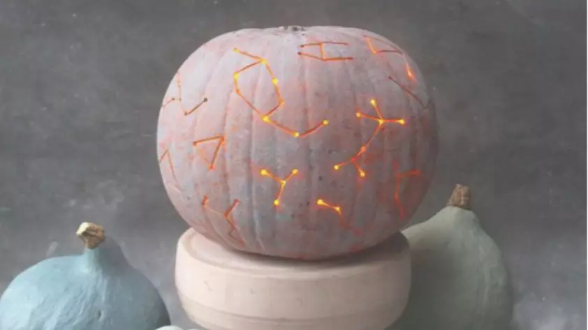 Constellation Art Pumpkins Are The Prettiest Halloween Trend This Year