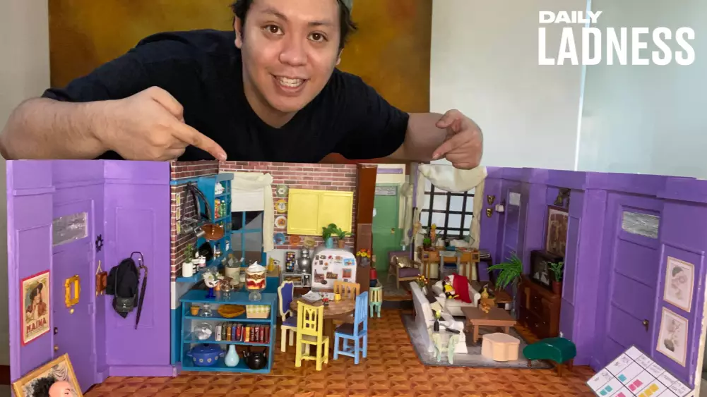 Man Spends Lockdown Building An Exact Replica Of Apartment From Friends