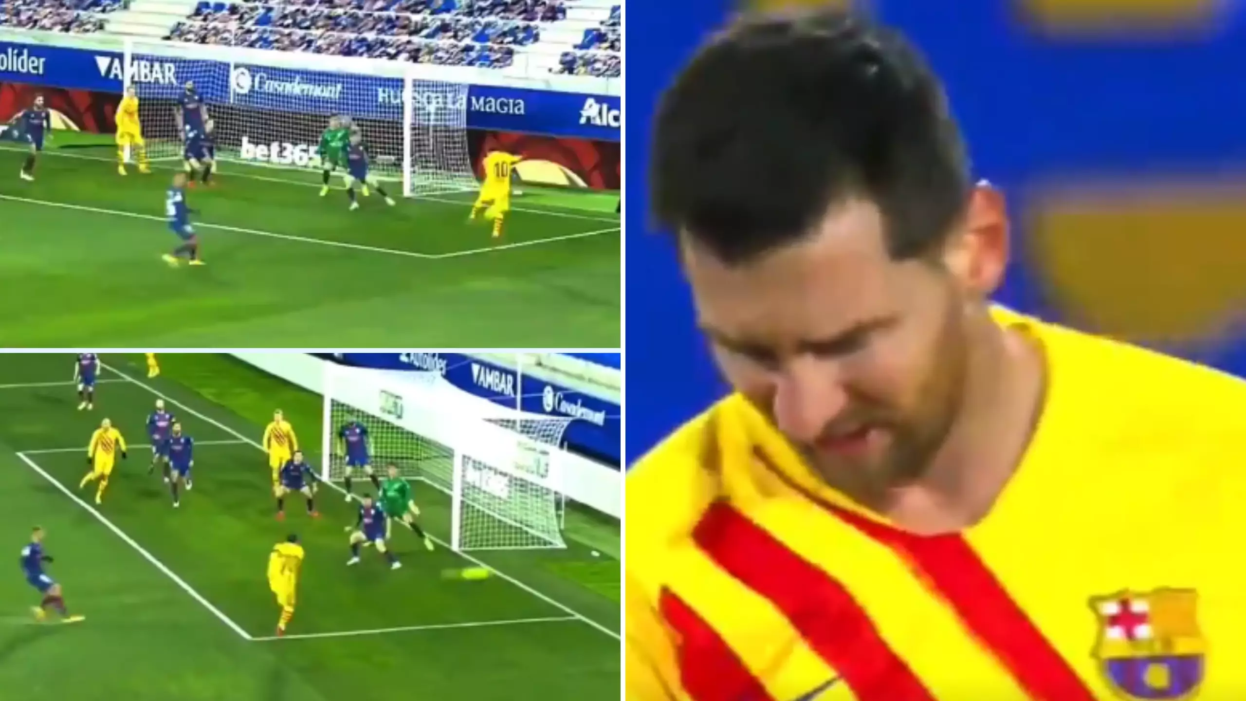 Lionel Messi's 'Karate Kick' Shot Vs Huesca Is The Worst Of His Barcelona Career