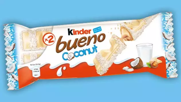 Kinder Bueno's White Chocolate and Coconut Bars Are Back In Stores From Tomorrow