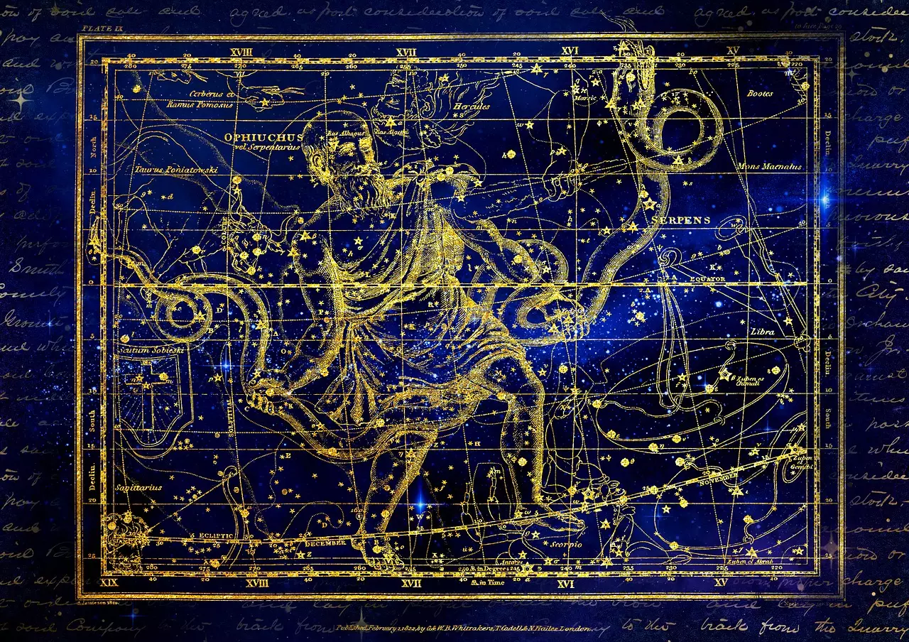 The constellation of Ophiuchus.