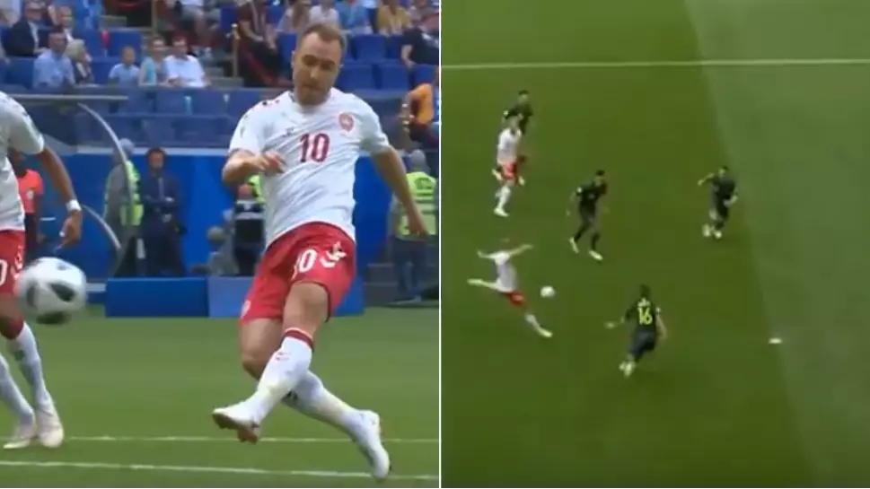 We Could Sit And Watch Christian Eriksen's Stunning Half-Volley Over And Over Again