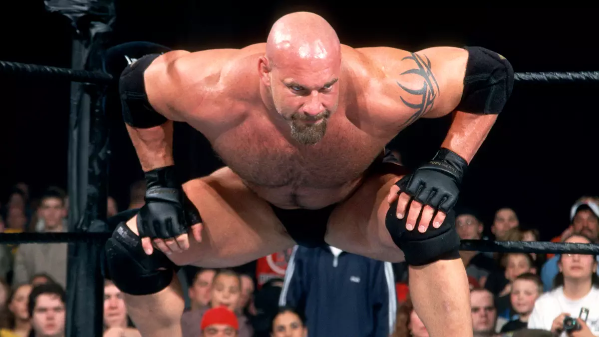 Goldberg might be one of the most feared superstars of the last 20 years but Riddle isn't scared. Image: WWE.com