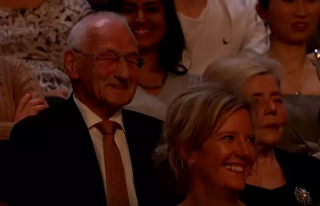 James McAvoy's grandparents in the audience of The Graham Norton Show.