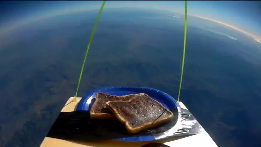 Team Of Legends Launch A Plate Of Vegemite Toast To 'The Edge Of Space'