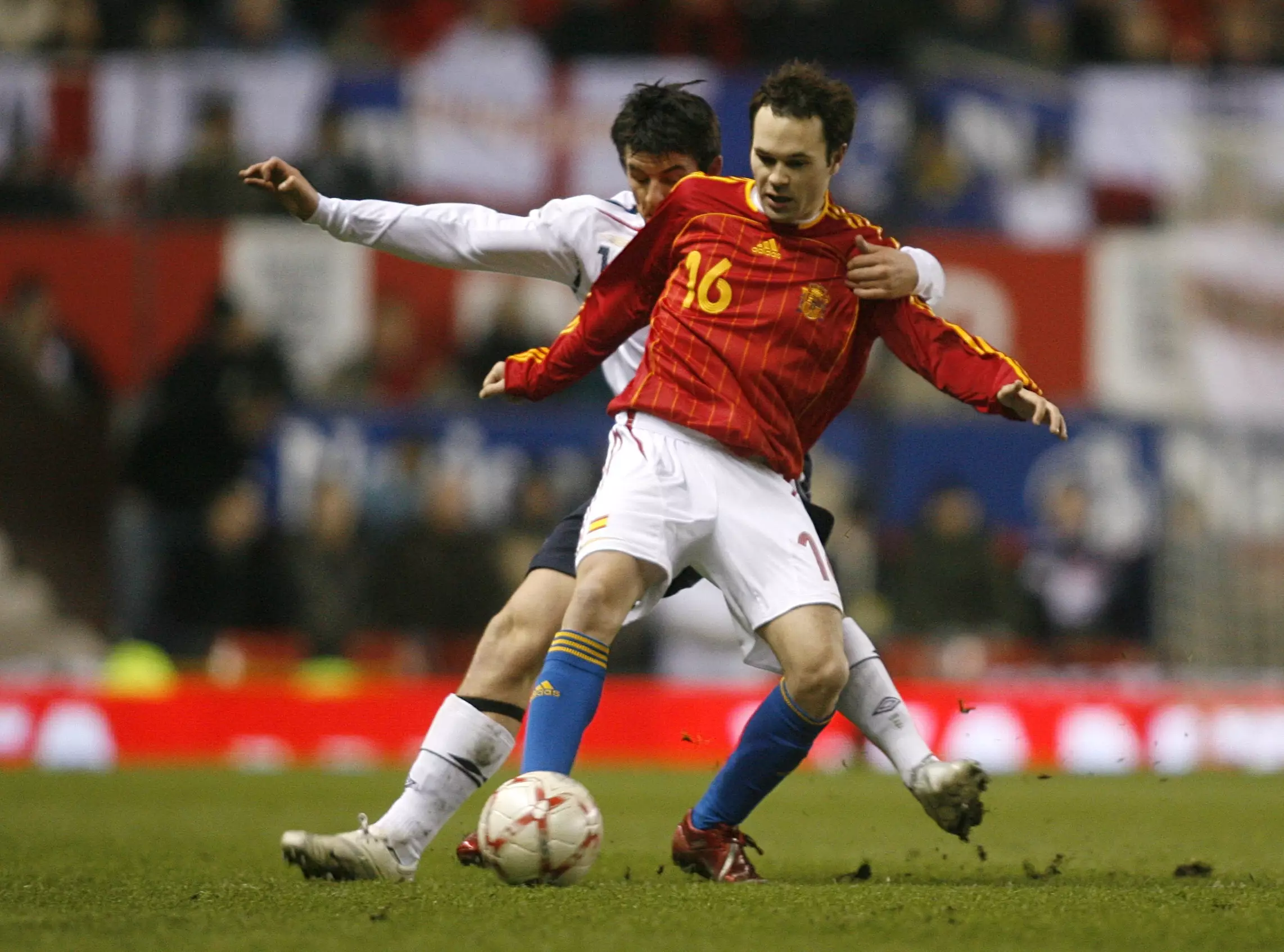 Barton vs Iniesta actually happened. Image: PA Images