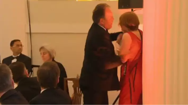 MP Mark Field Filmed Grabbing Climate Change Protestor By The Throat At Black Tie Event In London