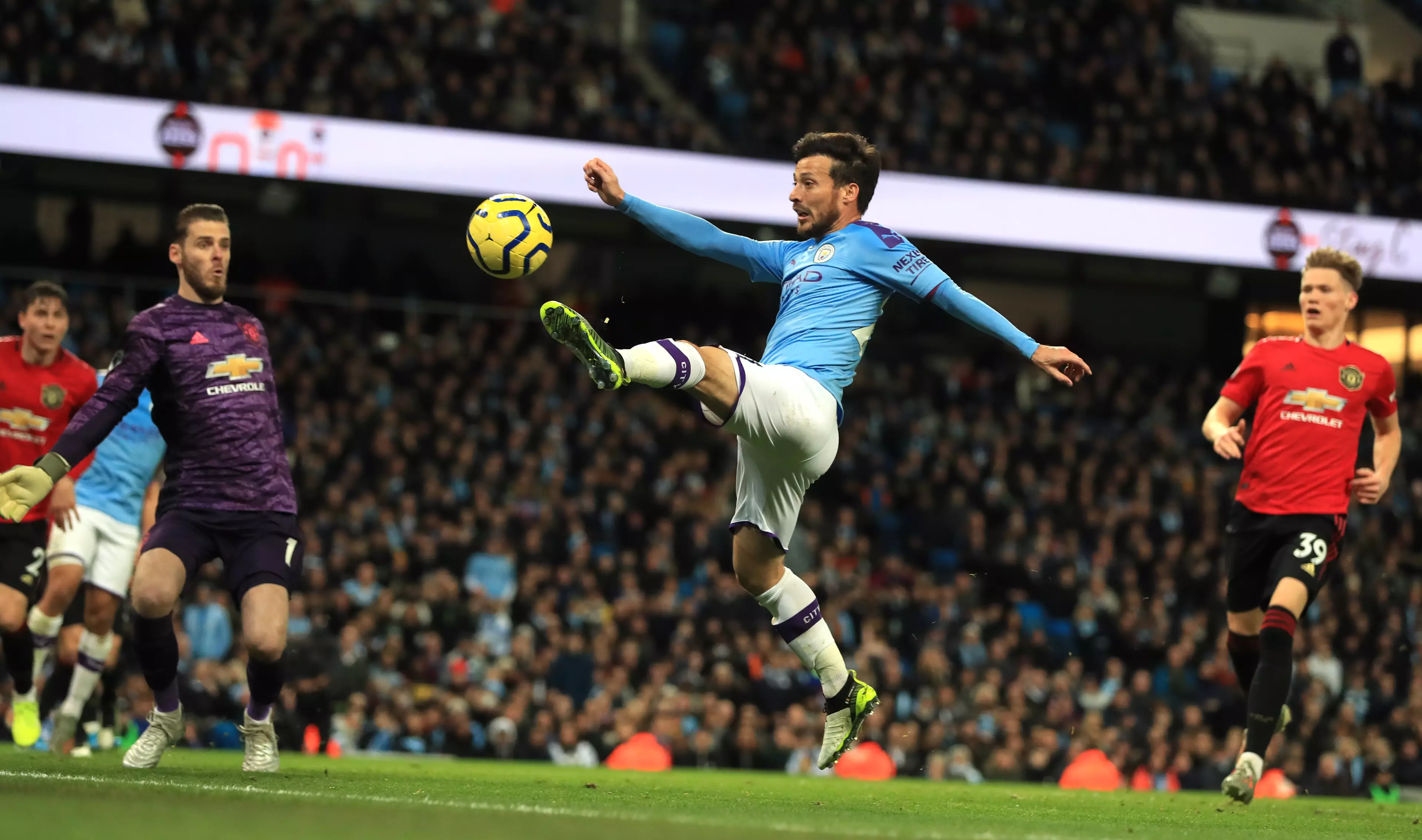 Man City playmaker David Silva came in third place in the list
