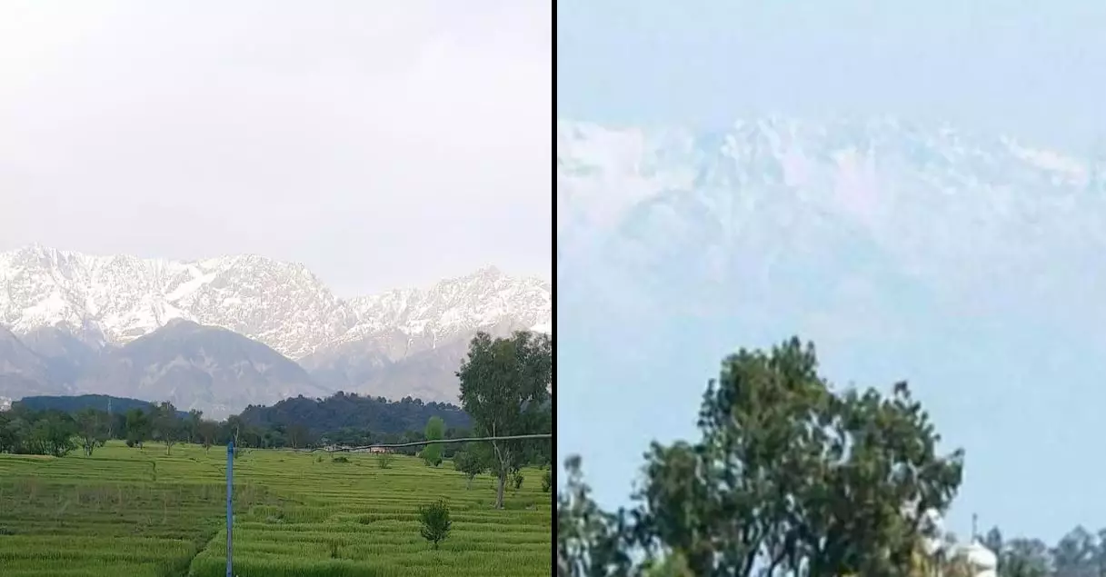 The Himalayas Are Visible In Parts Of India Over 100 Miles Away
