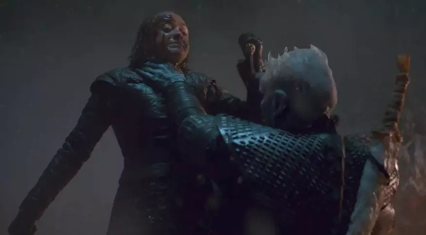The Night King was finally defeated by Arya Stark, who shanked him with some dragon glass.