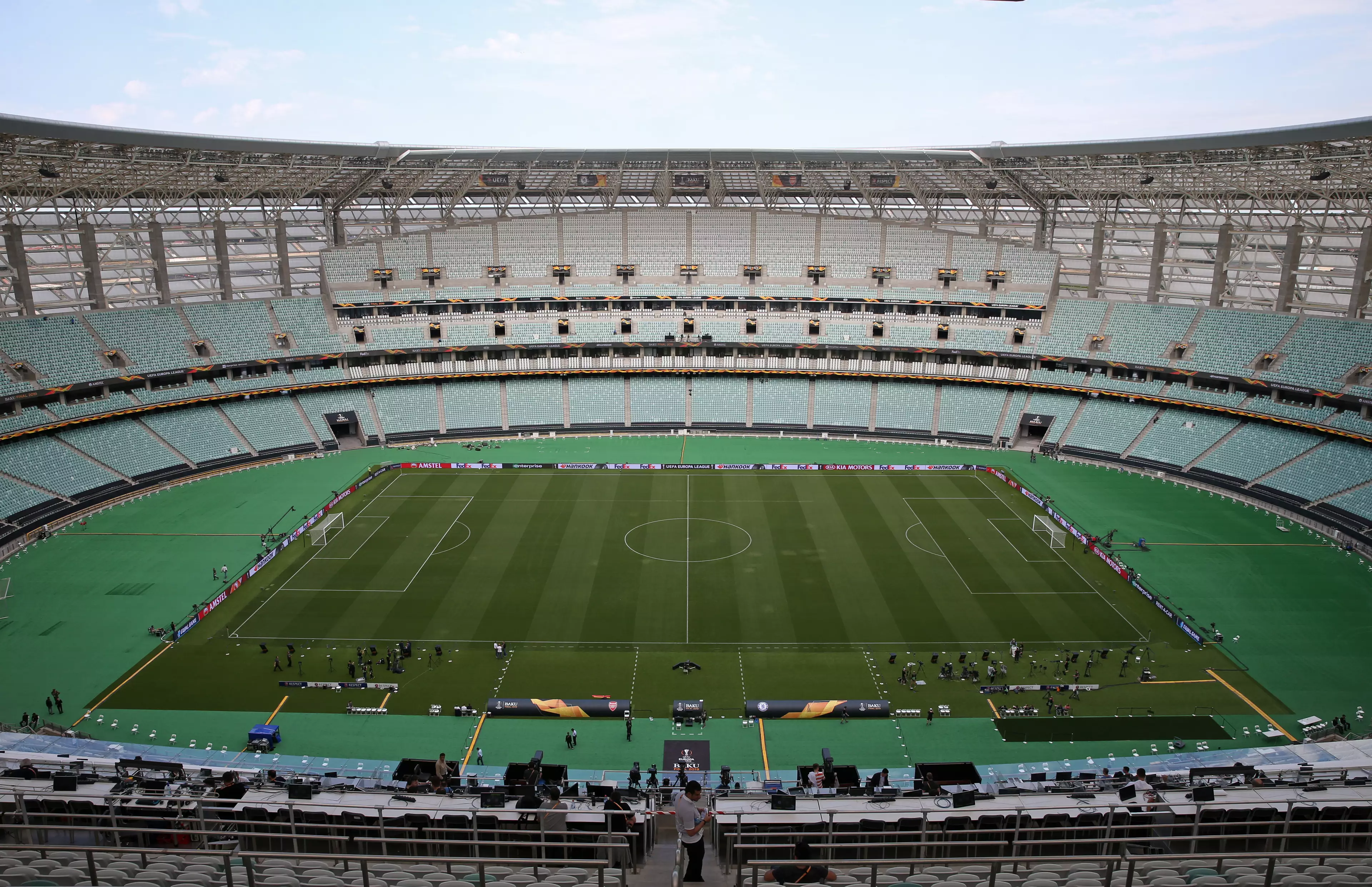 The Olympic stadium will be about this 'full' on Wednesday. Image: PA Images