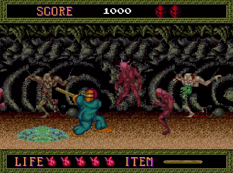 Gamers of a certain vintage will definitely remember Splatterhouse, one of the more recognisable games on the Mini