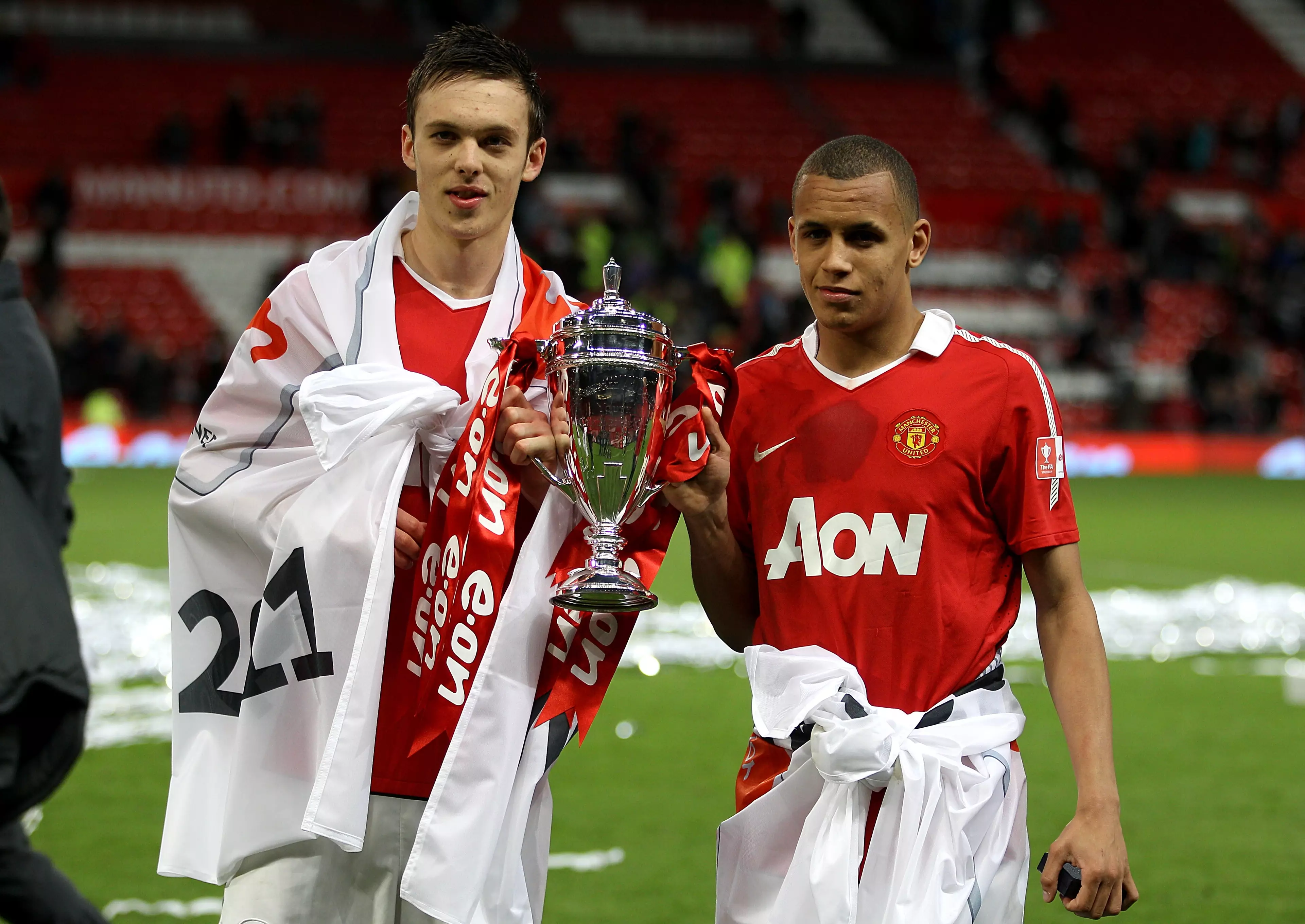 Morrison won the FA Youth Cup at Old Trafford. Image: PA Images