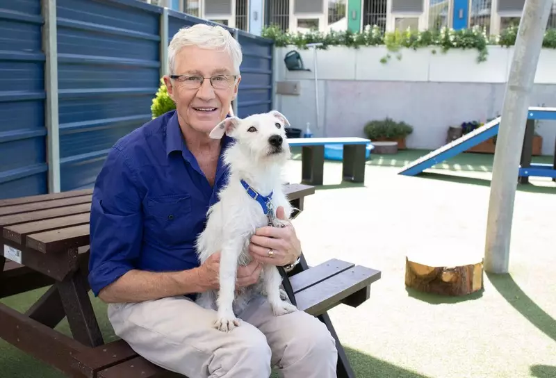 Splash met Paul O'Grady while filming ITV's 'For The Love Of Dogs'. (