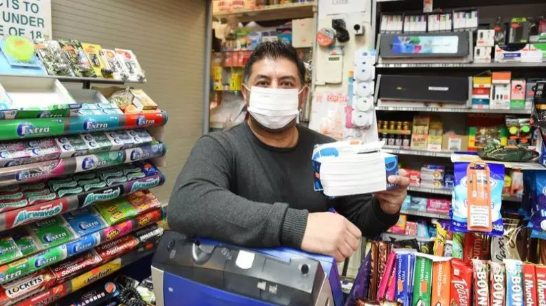 Shop Owner Selling Coronavirus Masks Warning Customers 'Don't Die, Please Buy'