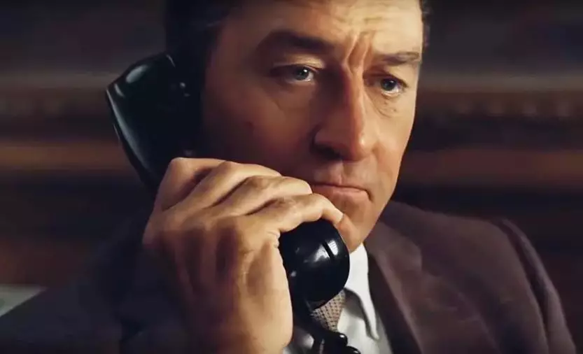 People who've seen the movie have been thrown by De Niro's piercing blue eyes.