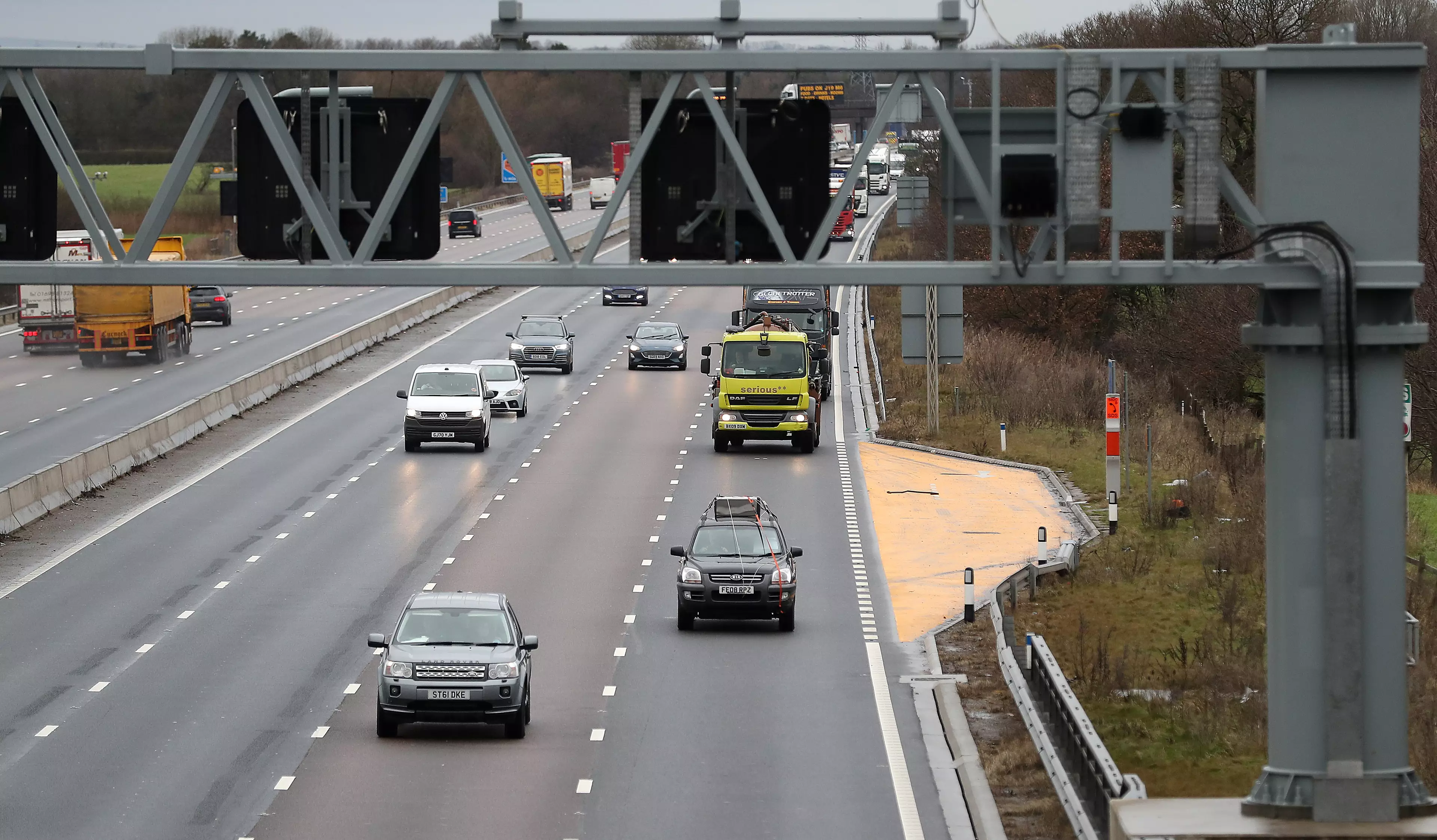 The M6 motorway (stock image).