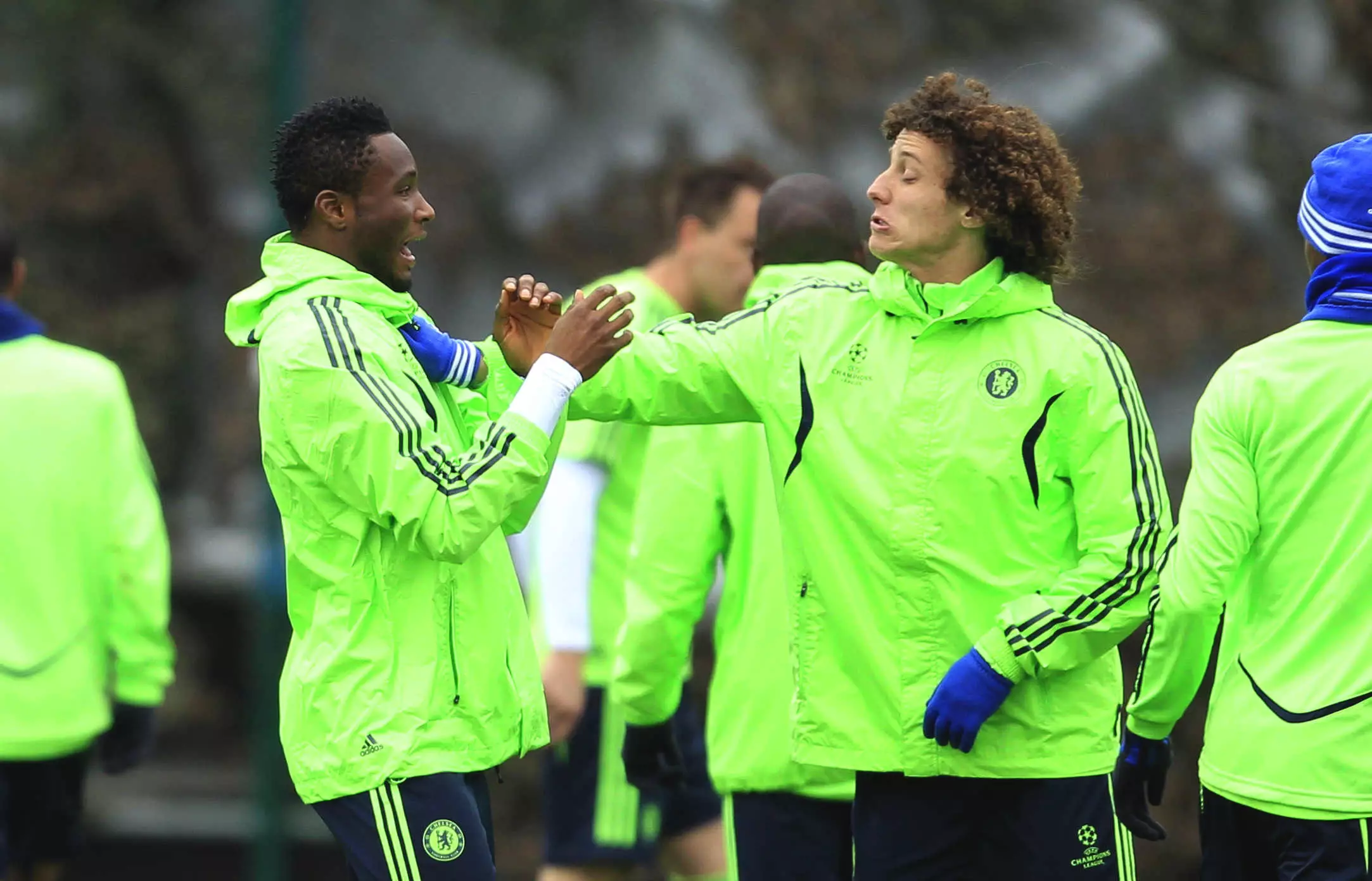 John Obi Mikel Welcomes David Luiz Back To Chelsea With Diego Costa Joke