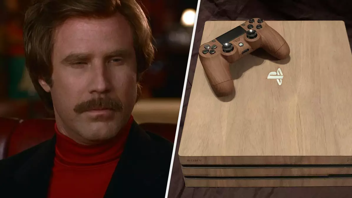 This Wooden PlayStation 4 Pro Is The Classiest Thing We've Ever Seen