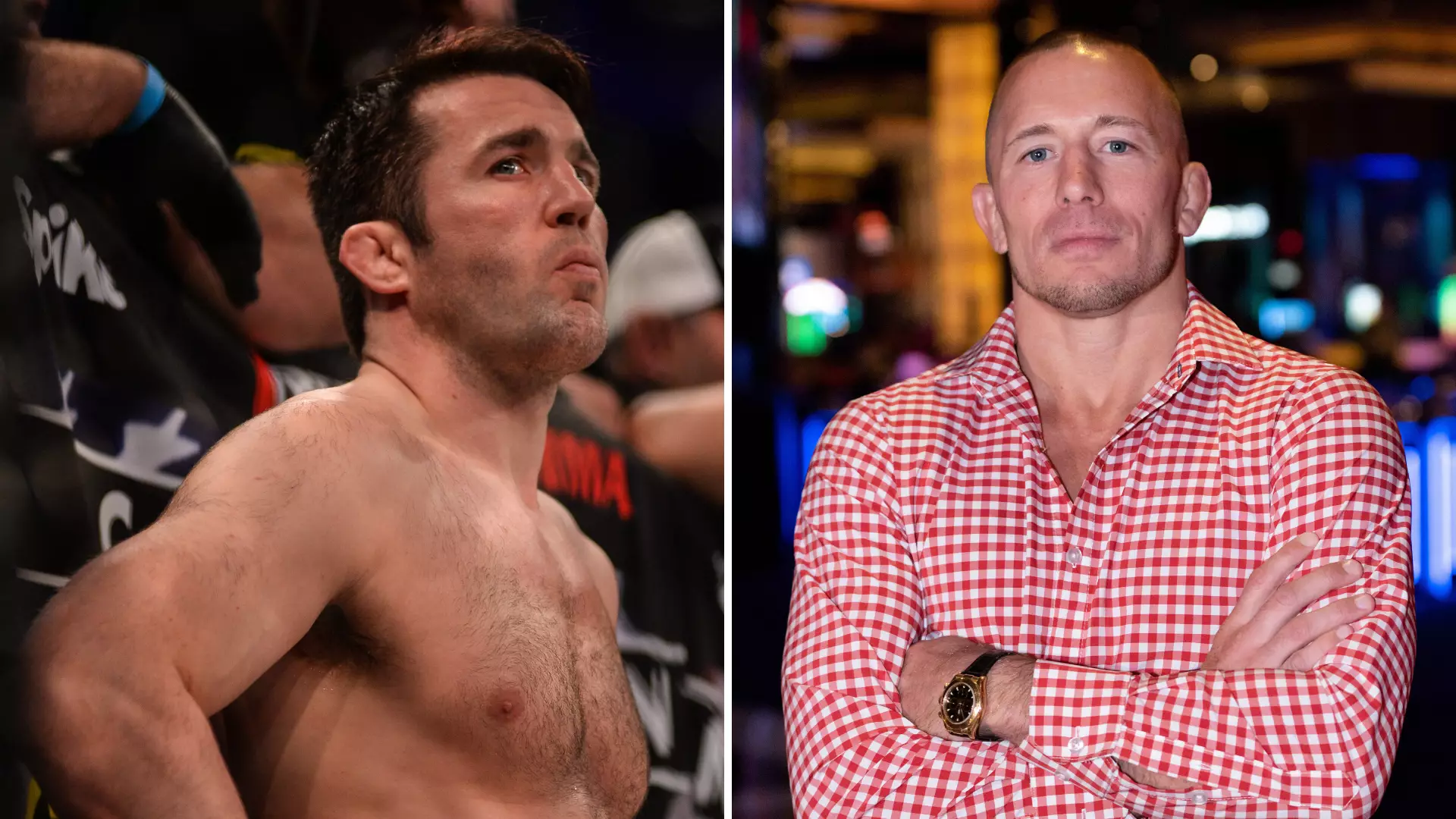 Chael Sonnen Recalls How He Accidentally Got Into A 'Basement Fight' With Georges St-Pierre