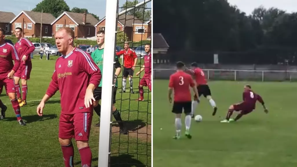 Paul Scholes Turns Out For Royton Town In The 11th Tier Of English Football